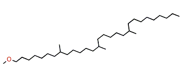 8,14,20-Trimethylnonacosyl methyl ether